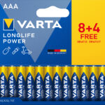 VARTA Alkaline batterij 'LONGLIFE POWER', Micro AAA, 8+4