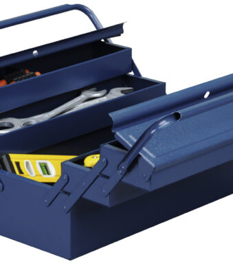 allit gereedschapkist McPlus metaal 5/47, zonder inhoud, blauw