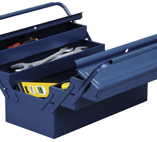 allit gereedschapkist McPlus metaal 5/47, zonder inhoud, blauw