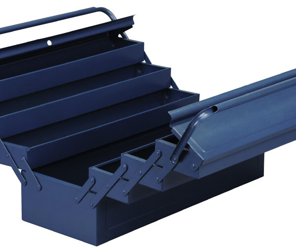 allit gereedschapskist McPlus Metaal 7/57, zonder inhoud, blauw