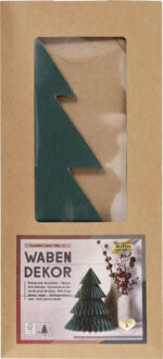 Honingraatvormige decoratie klassieke kerstboom, groot formaat.