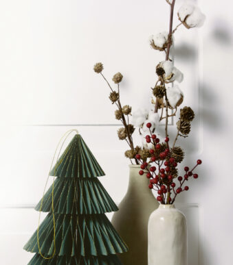 Honingraatvormige decoratie klassieke kerstboom, groot formaat.