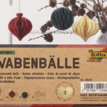 Honingraatballen Kerstmis, set van 3 ballen