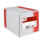 GPV akte-envelop met zijvouw en blokbodempen 24, 26 x 33 x 3 cm, zonder venster, zelfklevend, wit, 2