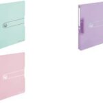 Heruitvouwbare ringband pasteltinten A4 2-ringen