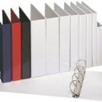 Esselte presentatieringband Essentials, A4, wit, rug 30 mm, 4 rings mechaniek rond