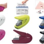 PLUS JAPAN nietmachine SL-106AB nieten zonder nietjes, blauw