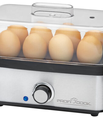 PROFI COOK eierkoker PC-EK 1275, zwart / zilver, 400 Watt
