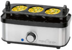 PROFI COOK eierkoker PC-EK 1275, zwart / zilver, 400 Watt