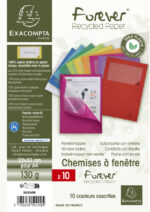 EXACOMPTA zichtmap FOREVER, DIN A4, 130 g/m2, kleuren assorti