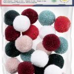 Wolpomponnen 'Elegance', gekleurd assortiment