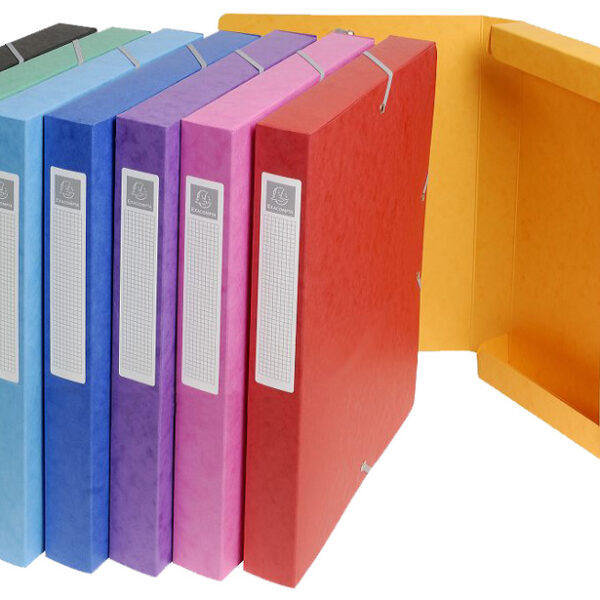 Verzameldoos, rugbreedte 25 mm, assorti kleuren