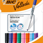 BIC Whiteboardmarker Velleda 1741, ronde punt, 1,4 mm, 8 in etui