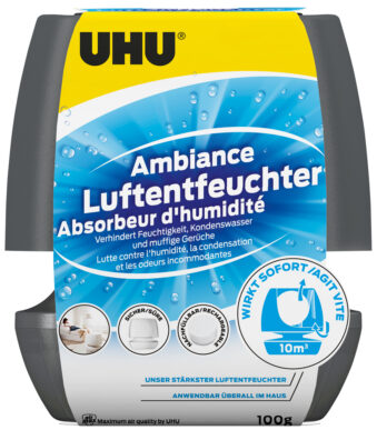 UHU Luchtontvochtiger Ambiance, 100 g, antraciet