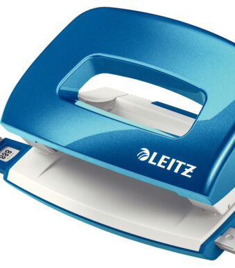LEITZ perforator Mini NeXXt WOW 5060, blauw, in doos