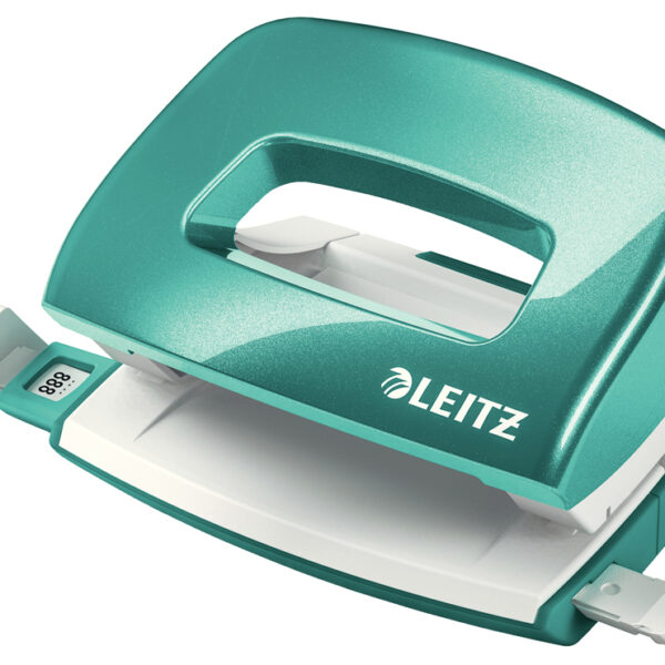 LEITZ perforator Mini NeXXt WOW 5060, ijsblauw, in doos