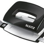 LEITZ perforator Mini NeXXt WOW 5060, zwart, in doos