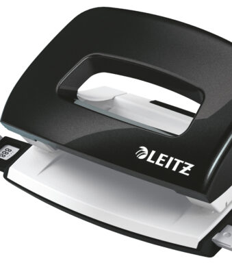 LEITZ perforator Mini NeXXt WOW 5060, zwart, in doos