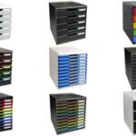 EXACOMPTA schuifladenbox MODULO A4, 10 lades, harlekijn