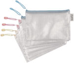 djois mapje met ritssluiting ZIPPER Pastel, DIN A5, PVC, kleuren assorti