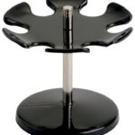 MAUL Stempelhouder zwart, 6 stempels, rond model