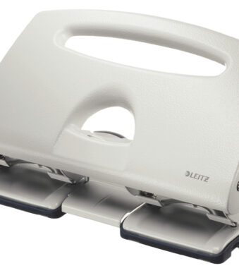 LEITZ dubbele perforator, ponscapaciteit: 40 vel, grijs