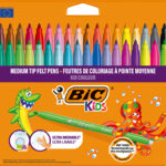 BIC Kids viltstiften Kid Couleur medium, 36 stuks in doosje