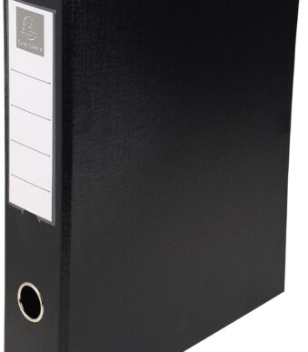EXACOMPTA ringband Eco-Carto, A4, 4 rings-trekmechaniek, zwart, rug 70 mm