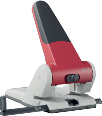 LEITZ register perforator 5180, ponscapaciteit: 65 vel, rood