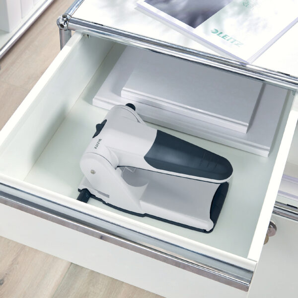 LEITZ register perforator 5180, ponscapaciteit: 65 vel, zilver