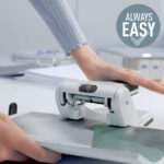 LEITZ register perforator 5180, ponscapaciteit: 65 vel, zilver