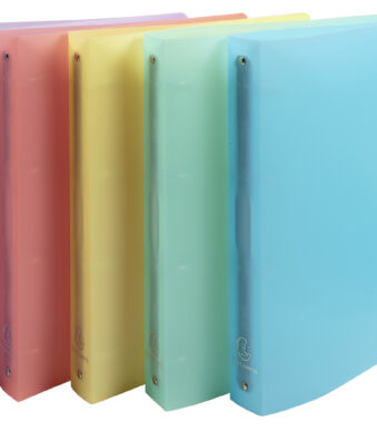 EXACOMPTA ringboek Chromaline, 4-rings mechaniek, kleuren assorti