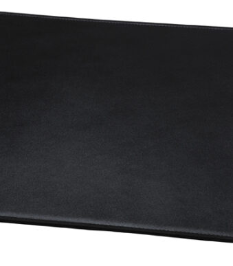 Alassio schrijfonderlegger, echt leer, zwart, 650 x 450 mm