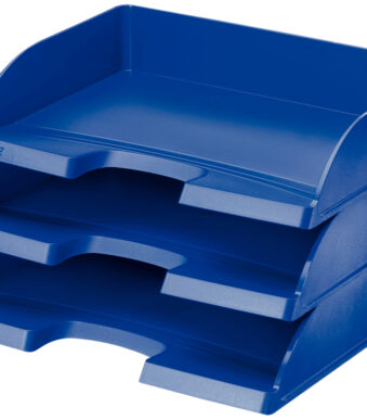 LEITZ brievenbakje Plus Standaard, DIN A4 breed, blauw