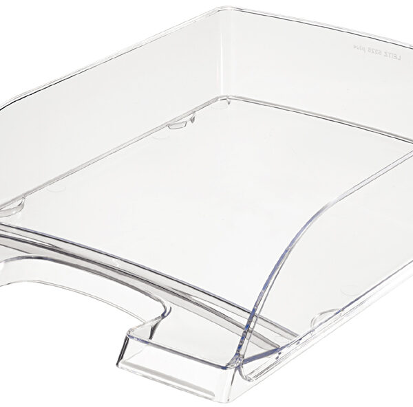 LEITZ brievenbakje Transparant Plus, DIN A4, glashelder
