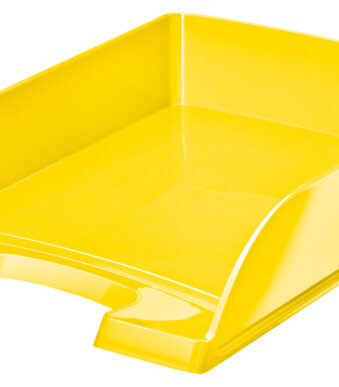 LEITZ brievenbakje Plus WOW, A4, polystyrol, geel