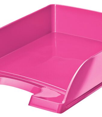 LEITZ brievenbakje Plus WOW, A4, polystyrol, roze
