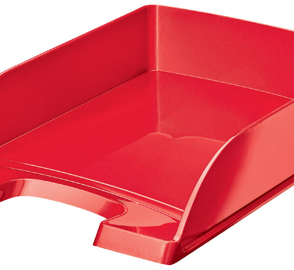 LEITZ brievenbakje Plus WOW, A4, polystyrol, rood