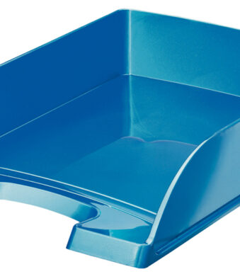 LEITZ brievenbakje Plus WOW, A4, polystyrol, blauw