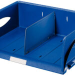 LEITZ opbergmand Sorty, DIN A4/C4 liggend, blauw
