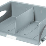 LEITZ opbergmand Sorty, DIN A4/C4 liggend, grijs