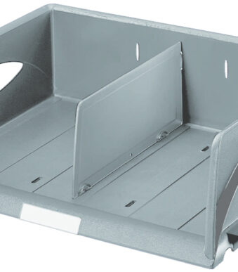 LEITZ opbergmand Sorty, DIN A4/C4 liggend, grijs