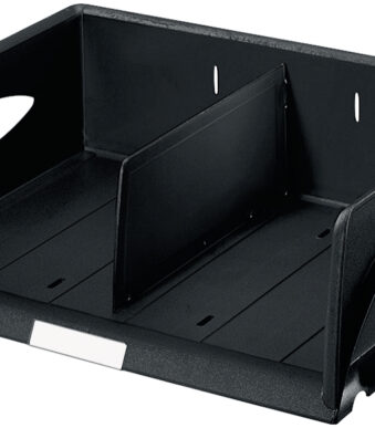 LEITZ opbergmand Sorty, DIN A4/C4 liggend, zwart