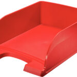 LEITZ brievenbakje, Plus Jumbo, DIN A4, polystyrol, rood