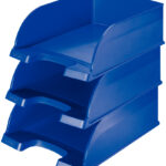 LEITZ brievenbakje, Plus Jumbo, DIN A4, polystyrol, blauw