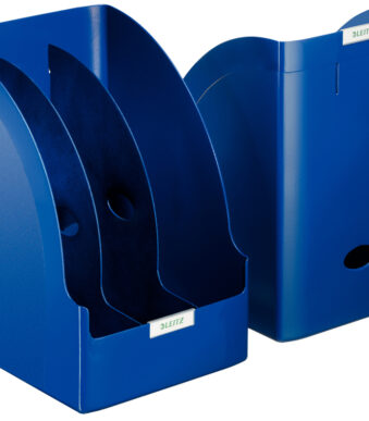 LEITZ tijdschriftencassette Plus Jumbo, DIN A4, Polystyrol, blauw