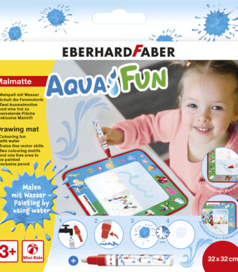 EBERHARD FABER tekenmat AQUA FUN, 320 x 320 mm, incl. pen
