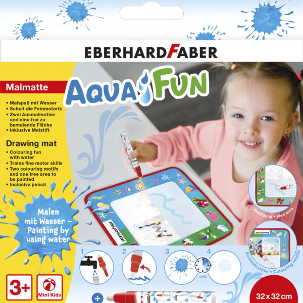 EBERHARD FABER tekenmat AQUA FUN, 320 x 320 mm, incl. pen