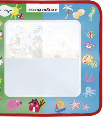 EBERHARD FABER tekenmat AQUA FUN, 320 x 320 mm, incl. pen