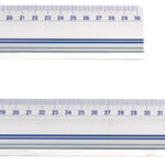 WEDO snijliniaal, 500 mm, aluminium, met stalen rand